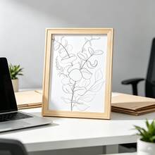 1套木製相框，需自行組裝，適用於30x40cm與40x60cm畫布，松木框架，適合油畫、鑽石畫與素描練習，居家裝飾，適合作為畢業禮物與單身派對禮物 - 彩色 - 查看 7