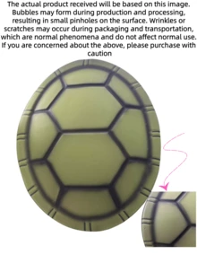 1pc Halloween Party Costume Prop EVA Turtle Shell Cosplay Prop Fake Turtle Shell - A - View 9