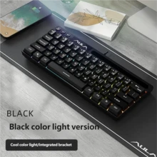 AULA 機械觸感有線鍵盤與滑鼠 RGB 背光 61 鍵迷你遊戲鍵盤,相容於桌上型電腦、筆記型電腦、Mac - 查看 20
