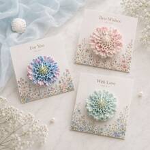 1pc 3D Large Flower Cushion Silicone Mold, Aesthetic Flower Cushion Candle Mold, For Room Decor, Exquisite Pleated Petal Soap Mold, For DIY Handmade, Elegant Large Flower Cushion Pattern, For Desktop Decor Gift - A - View 5