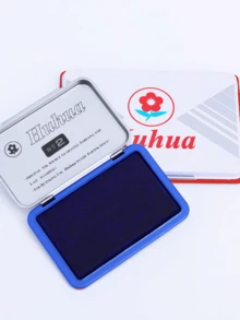Square Ink Pad, Quick-Drying Water-Based Ink, For Stamps, Stamp Pads, Suitable For Students, Teachers, Accountants, Financial Personnel, Stamping, Fingerprints, Back To School, Learning Supplies, Office Supplies - Multicolor - View 6
