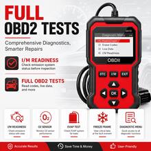 Enhanced Universal OBD II Scanner Car Engine Fault Code Reader CAN Diagnostic Scan Tool, Can Read And Clear Error Codes For Models From 1996 - V410 - View 6