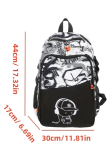 Back To School Season New Fashion Large Capacity Versatile Classic Cute Portable Travel Commute Backpack Suitable For Various Occasions - Multicolor - View 9