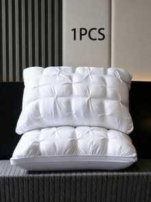 3D Plush Pillow, White, Fluffy Soft Thickened, Hotel Series Pillow, Breathable Cotton Pillowcase, Good Support, Soft And Comfortable, Suitable For Multiple Sleeping Positions, Ideal For Outdoor Travel - Thickened Bread Pillow - View 17