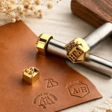 Custom Leather Stamp With Steel Rod, Custom Personalized Leather Branding Iron, Custom Leather Branding Iron, Custom Leather Stamp - Multicolor - View 3