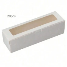5pcs Transparent Window Gift Boxes, Suitable For Party Favors, Weddings, Birthdays, Holiday Celebrations, Sturdy Cardboard With Clear Lid, Elegant Gift Boxes - Multicolor - View 13