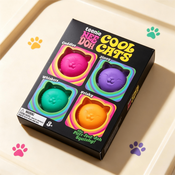 1pc Cute Smiling Cat Shaped Squeeze Stress Relief Soft Rubber Ball, Slow Rebound Sensory Relaxation Squishy Toy, Dense And Delicate Touch To Soothe Inner Anxiety And Irritability, Compact And Portable For Carrying And Stress Relief Anytime