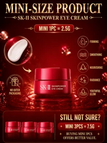 SK-II Facial Treatment Eye Cream, ukuran sampel 2,5g / ukuran penuh 15g, menghaluskan kerutan, mengencangkan kulit, mengurangi garis-garis halus di sekitar mata, cocok untuk semua jenis kulit. - Krim Mata SK2 - View 6