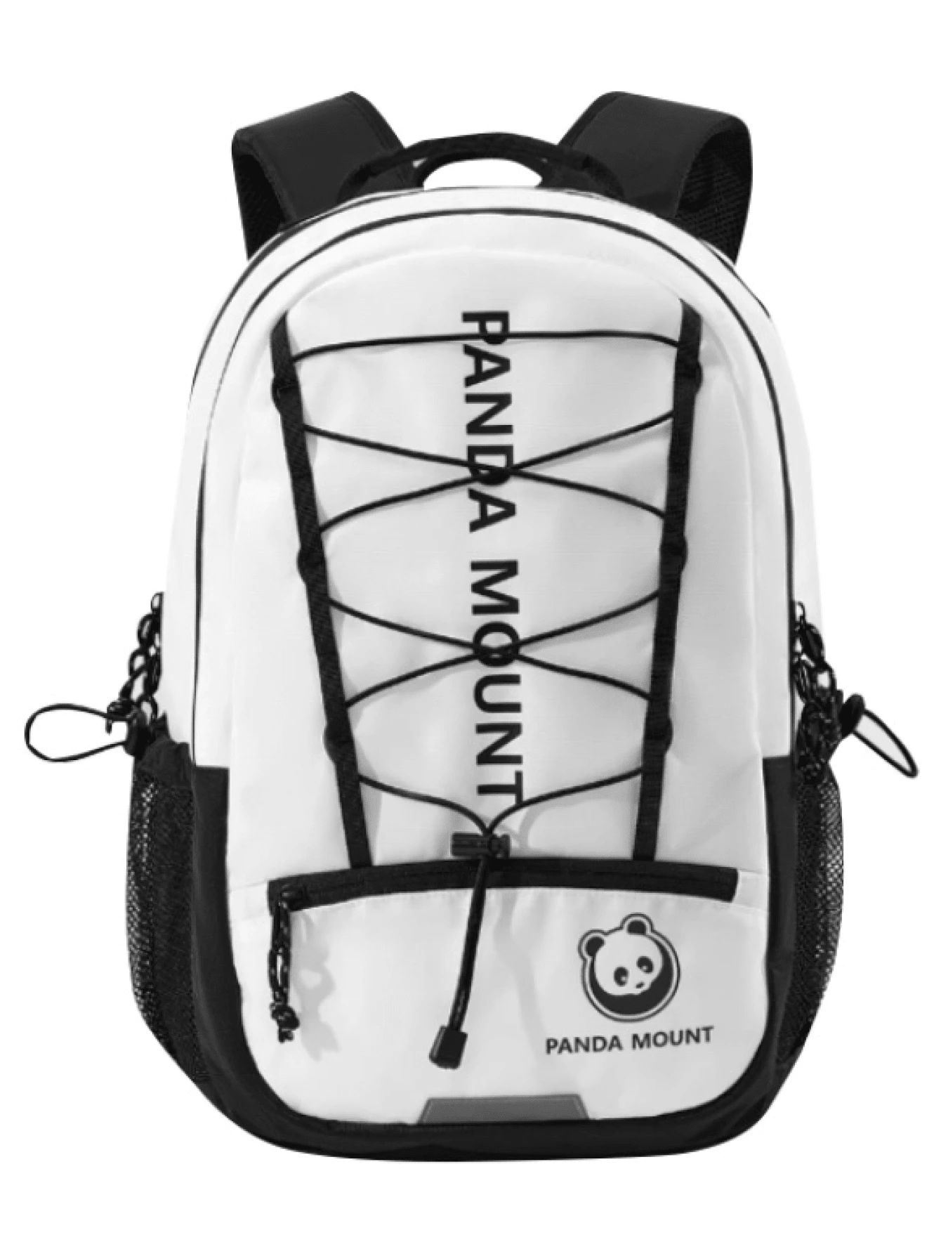 CAMEL CROWN 32L Large Capacity Backpack, Lightweight Outdoor Backpack, Suitable For Short Trips, Daily Commute, Hiking And Mountaineering - Off-white/Black - View 1