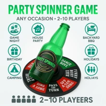 Party Beer Bottle Spinning Game, Truth Or Dare, Multi-Player Interaction, Suitable For Parties, Team Building, Christmas, Halloween - Multicolor - View 5