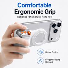 Magnetic Smartphone Camera Grip Handle, Portable One-Hand Phone Stabilizer Holder For Video Recording, Vlogging, Travel Photos, Outdoor Shooting & Content Creation - View 7
