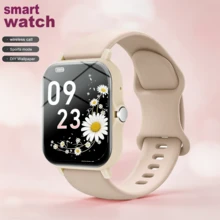 Reloj inteligente unisex con llamadas inalámbricas y alertas de mensajes, podómetro, seguimiento de calorías y distancia, modos deportivos múltiples, control de música, cámara remota, alarma, Body de PC y correa de silicona, batería de 180mAh, carga USB, reloj inteligente multifuncional para teléfonos inteligentes, regalo para vacaciones - Multicolor - Ver 19