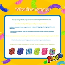 Tangle Twisted Texture Series Decompression Toys, ADHD Concentration Training Finger Toys, Perfect Holiday Gifts - Multicolor - View 5