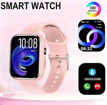 NcmRyu Set Jam Tangan Pintar Olahraga + Earphone, Layar HD 1,83 Inci, Jam Tangan Pintar Unisex, Baterai 260mAh, Senter Luar Ruangan, Berbagai Mode Olahraga, Jam Tangan Pintar Multifungsi, Jam Tangan Pintar Gaya Olahraga Kompatibel dengan Android dan iOS - View 4