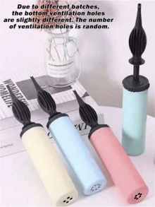 1pc/3pcs/Set Balloon Air Pump, Portable Handheld Inflator, Manual Balloon Blower, Suitable For Birthday Parties, Celebrations, Weddings And Other Occasions, Balloons (Random Color) (Recommended To Use Large Size For Daily Use, Not Recommended To Use Small Size In Large Quantities) - New - View 3