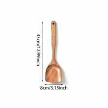 8 pièces Ensemble D'Ustensiles De Cuisine En Bois - Tabac - Voir 15