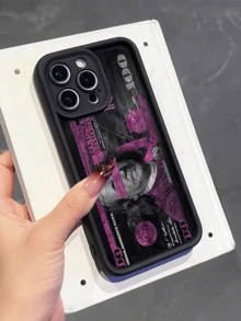 1件裝黑色復古美鈔簡約個性化TPU防震全包覆手機殼，適用於Apple 17 16 15 14 13 12 11 Pro Max Air及Series系列 - 彩色 - 查看 4