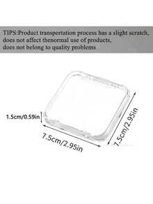 10/7/6/5/1pc Drawer/Desktop Cosmetic Storage Box, PET Material, Suitable For Organizing Office Supplies, Hair Accessories, Cosmetics, Beauty Products, Tableware, Daily Necessities, Jewelry, Home Decor And Bathroom Supplies - Clear - View 20