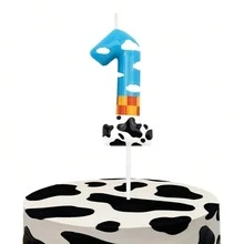 Number 2 Birthday Candle, Cartoon Story Theme Cake Decoration Candle - Birthday Candles - View 3