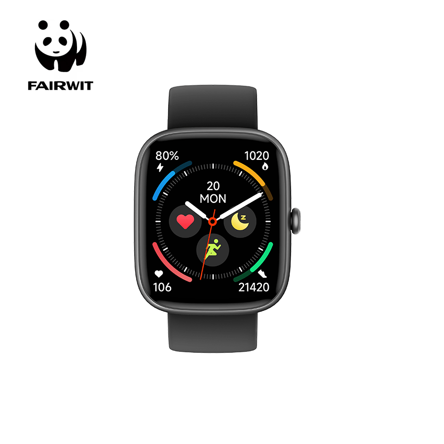 PANDA IDW29 Smart Watch, Bluetooth Connection, Customizable Watch Face, Bluetooth Calling, Message Notification, Daily Activity Monitoring, Multiple Sports Modes, Fitness Tracking, AI Voice Control, Music Control, Remote Camera Control, Compatible With Android And IOS Smartphones