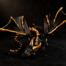 1pc New 3D Printed Double-Horned Dragon Toy, Flexible Multi-Joint Laser Gradient Color Figurine, Ideal Surprise Gift For Birthday, Christmas, Halloween, Easter And Gamers - Multicolor - View 13