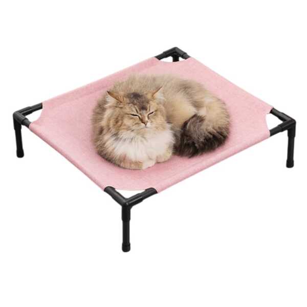 1pc Pet Camping Bed, Elevated Pet Bed, Outdoor Removable Anti-Slip Dog Bed, Breathable Washable Frame, Durable Indoor/Outdoor Dog Bed Cat Bed, All-Season Universal For Cats, Rabbits & Small Pets