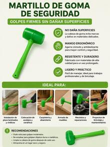Heavy-Duty Rubber Mallet For Flooring, Tile, And Assembly Installation - A - View 3