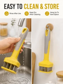 3PCS Meat Tenderizer - Stainless Steel Needle Tenderizer Beef, Pork & Chicken, Ergonomic Grip Handle, Kitchen Tender Meat - Yellow - View 8