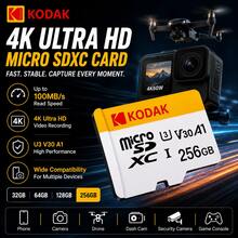 KODAK 記憶卡 16GB 32GB 64GB MicroSD 卡 128GB 256GB Class10 Micro SD 卡 4K HD 儲存照片卡適用於電腦 - 查看 9