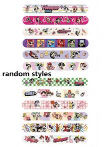 Warner Bros 6 pièces Bracelets à clip authentiques "Les Super Nanas", bracelets de fête à thème de dessin animé, en plastique durable, remplisseurs de sacs de cadeaux de fête colorés et décoratifs et cadeaux de fête, convient aux collectionneurs (styles aléatoires) - Multicolore - Voir 7