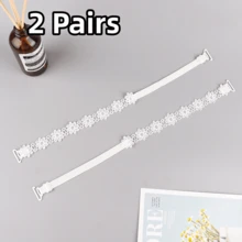 1對/2對/3對/4對蕾絲花卉裝飾內衣肩帶，可調節多功能防滑肩帶，適用於女性內衣與內衣配件 - 彩色 - 查看 21