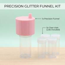 Upgraded Large Glitter Funnel & Snow Globe Tumbler Kit, DIY Glitter Cup Making Tools Set With Bottle For Adding Glitter To Snowglobe Cups, Complete Snow Globe Tumbler Making Kit For Glitter & Water, Easy To Use Sparkle Tumbler Set For Crafting - View 3