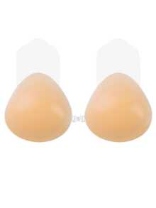 Silicone Adhesive Invisible Push-Up Bra, With Strong Adhesion And Anti-Slip Properties. Strapless Design Perfect For Matching Dresses, Swimsuits And Bikinis. New Style With Straps Invisible Silicone Push-Up Bra. - Apricot - View 11