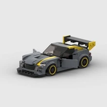 High-Speed Racing Car Building Blocks, Technical Sports Vehicle Model, DIY Assembly Construction Toy, Creative Birthday Gift, Compatible With Major Brands - Model - View 8