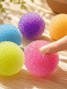 1pc Shapeable Non-Rebounding Snowball Toy, Textured Round Design, Suitable For Children 3 Years And Above, Perfect As Party Favor Filler, Christmas, Halloween, Birthday Holiday Gift, Suitable For Home And Party Activities - Smoothie Maker - View 5