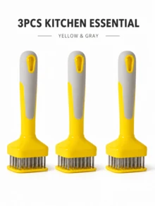 3PCS Meat Tenderizer - Stainless Steel Needle Tenderizer Beef, Pork & Chicken, Ergonomic Grip Handle, Kitchen Tender Meat - Yellow - View 14