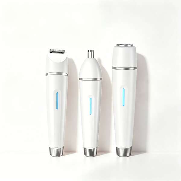 Épilateur électrique 3-en-1 à lame détachable et remplaçable, pour femmes, charge rapide Type-C, rasoir et tondeuse portables lavables sans douleur, convient pour le visage, les aisselles, la zone du bikini, les parties intimes, les jambes, le nez, les oreilles, outil de soin des poils du corps entier