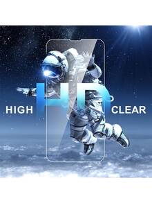 Yezodawee 5片裝 9H 硬度鋼化玻璃螢幕保護貼，適用於 iPhone 15 Pro Max/15 Pro/15 Plus/16 Pro Max/16/16e/16 Pro/16 Plus/14 Pro Max/14/14 Pro/14 Plus/13 Pro Max/13/13 Pro/12/11/XR - 5pcs - 查看 2