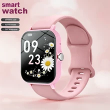 Reloj inteligente unisex con llamadas inalámbricas y alertas de mensajes, podómetro, seguimiento de calorías y distancia, modos deportivos múltiples, control de música, cámara remota, alarma, Body de PC y correa de silicona, batería de 180mAh, carga USB, reloj inteligente multifuncional para teléfonos inteligentes, regalo para vacaciones - Multicolor - Ver 22