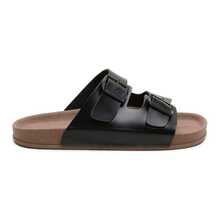 Unisex Adjustable  Sandal, Plain, Casual - 黑色 - 查看 3