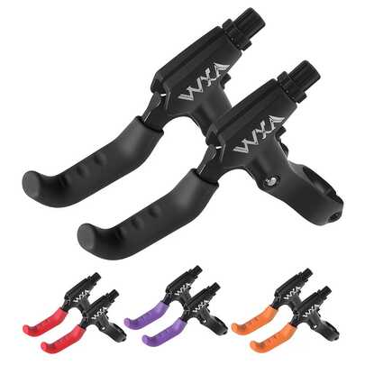 Empuñadura de palanca de freno de bicicleta negra - Cubierta de mango de silicona suave antideslizante - Adecuada para sistema de frenos de bicicleta de montaña/bicicleta de carretera, accesorio de bicicleta duradero y resistente al desgaste, disponible en múltiples colores (Cian/Rojo/Púrpura/Rosa/Naranja/Amarillo)