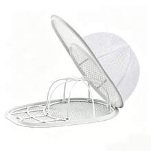 1/2pcs (White Cleaning Cloth + Holder) Hat Washing Bag, Anti-Deformation Hat Protector Bag, Washing Machine Hat Washing Tool, Baseball Cap/Baseball Cap Washing Rack, Suitable For Cleaning Various Hats - Multicolor - View 8