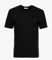Calvin Klein Logo系列男士100%純棉圓領T卹，黑色圖案Logo T卹，日常必備短袖T卹，簡約NP2794O-001 - 黑色 - 查看 2