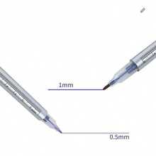 1pc Tattoo Hand-Painted Marker, Embroidery Drawing Positioning Marker, Purple, Double-Ended Marker - View 5