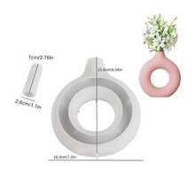 Geometric Vase Silicone Mold, Modern Wavy Round Oval Ceramic Texture Vase Mold, DIY Concrete Cement Plaster Planter Mold, Suitable For Epoxy Resin Casting Home Desktop Decoration - Multiple Styles - View 12