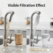 Faucet Filter Bags (10 Filter Bags + 2 Fixing Straps), With High-Efficiency Pre-Filtration Function, Effectively Intercepts Rust, Sediment, Impurities, Etc., Practical Small Accessory For Daily Kitchen Water Purification - Filter Cotton - View 4