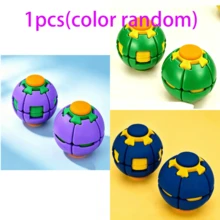 1pc (Random Color) 3D Press & Rotate Stress Relief Gyro Ball, Multi-Color Gear Fidget Toy, Sensory Anxiety Relief Toy For Office Adults Focus Improvement, Pocket-Sized Pressure Release Desktop Toy Gift, 360° Rotating Press Gear Gyro Toy, Quiet Sensory Stress Relief Toy For Office Focus And Tension Habit Relief, Multi-Color Options Interactive Rotating Gyro Ball - Multicolor - View 12