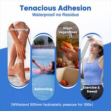 Silicone Scar Care Patch, Soft & Conformable, Trimmable Portable Design, Daily Skin Care Patch, Thin & Adherent, Non-Shifting, Unisex - View 2
