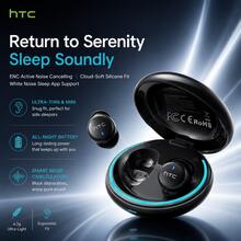 HTC NE92 Wireless Sleep Earbuds - TWS In-Ear Earphones, Ultra-Thin Mini Design Suitable For Side Sleeping, Microphone For Calls, Intelligent Ambient Noise Cancellation, High-Quality Music Earphones For Sleep - View 8
