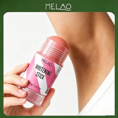 Bâton éclaircissant Melao 40g, bâton de soin hydratant et éclaircissant, uniformise le teint, illumine la peau terne, soin quotidien portable pour le visage et le corps, convient à tous les types de peau